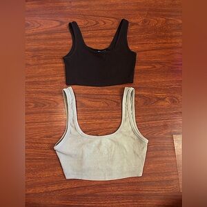 ZARA and H&M micro mini tank tops